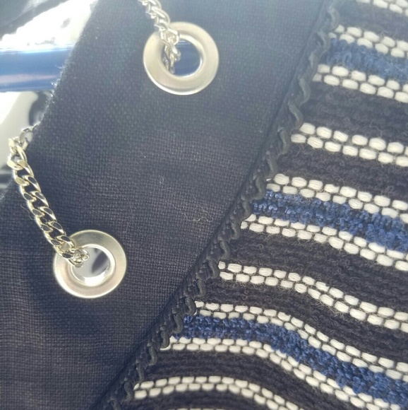 White House Black Market Jacket Size 00 Navy,Blk - Picture 5 of 8